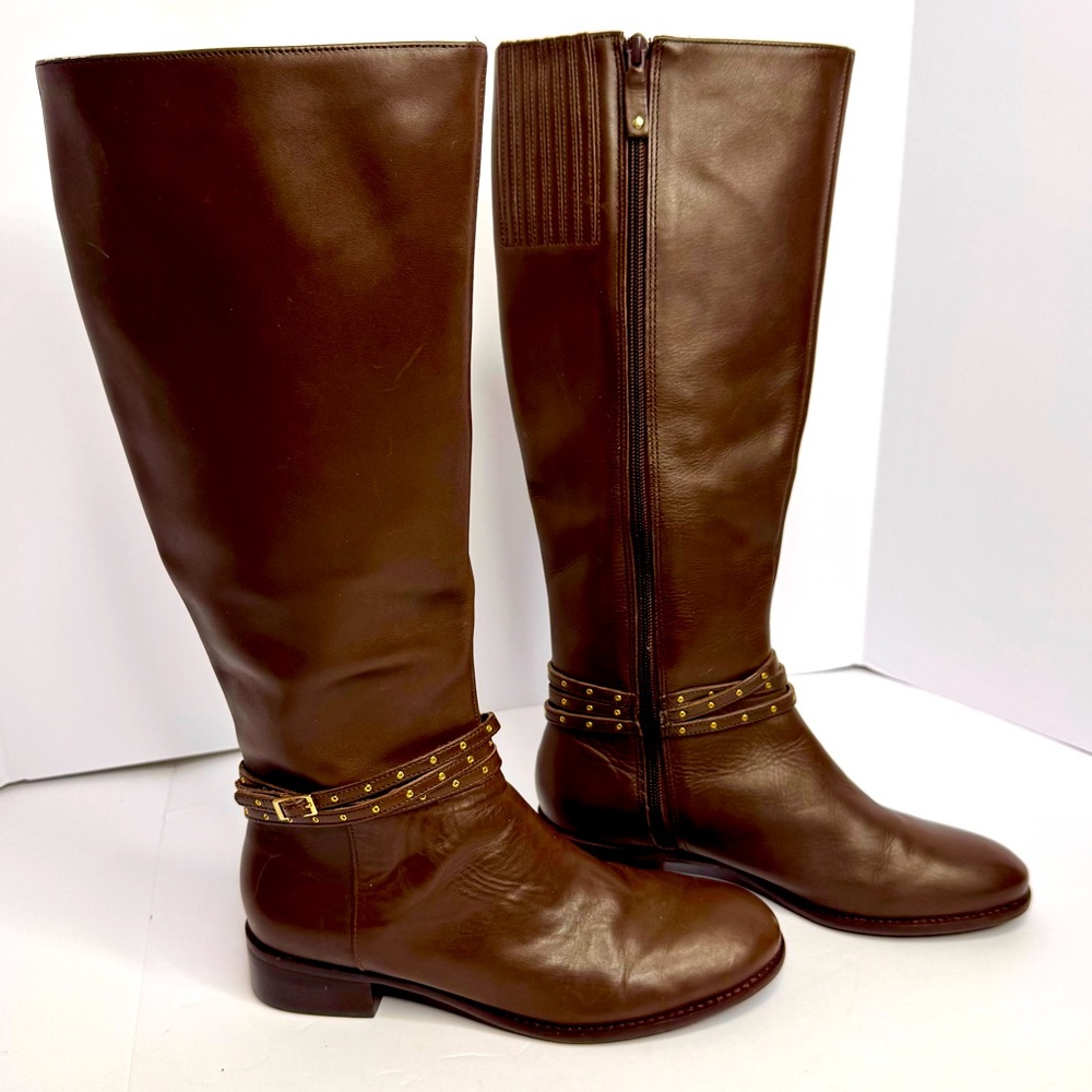 Talbots Walnut Tish grommet‎ boots 7.5